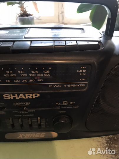Магнитофон sharp