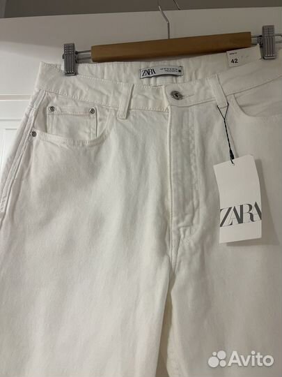 Джинсы белые zara 42