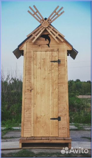 Уличный туалет домик с установкой PID