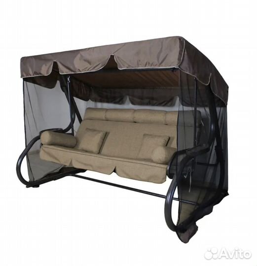 Садовые качели 4-х местные