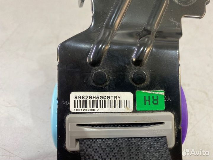 Ремень безопасности задний правый Hyundai Solaris