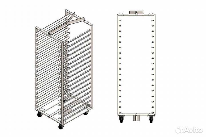 Тележка WLBake для ротац. печи rotor Smart/PRO