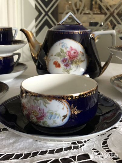 Чайный сервиз. Царская Россия.Т-во М.С. Кузнецов