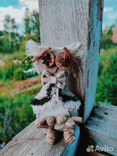 Сова ручной работы