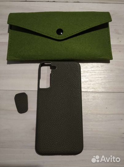 Кожаный чехол для Samsung S22 Plus