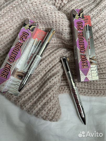 Benefit карандаш, пудра, гель для бровей