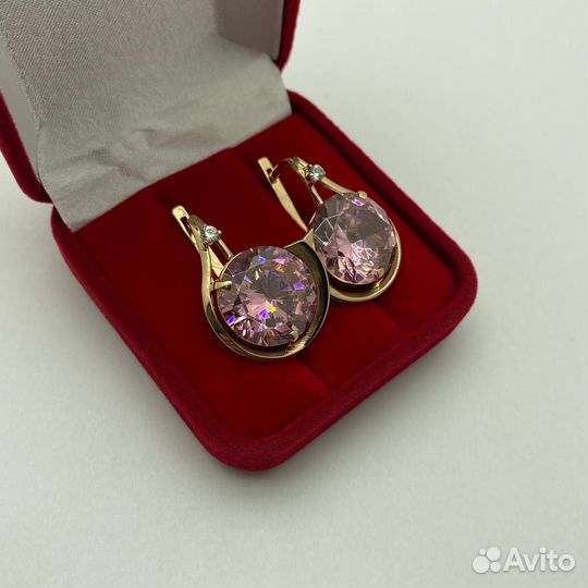 Щ43а, Щ43а, Серьги с камнями, золото 585, id 54309