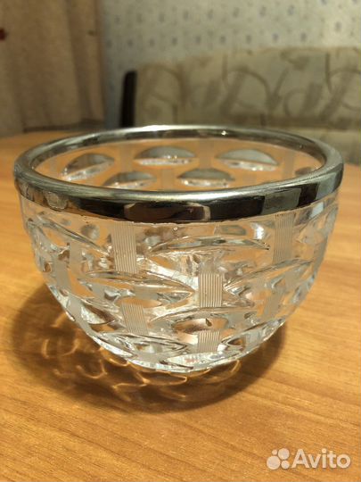 Вазы хрустальные для конфет, салатов (ссср)