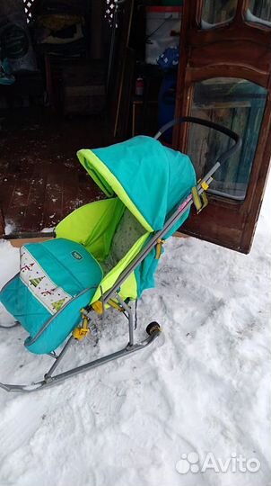 Санки каляска