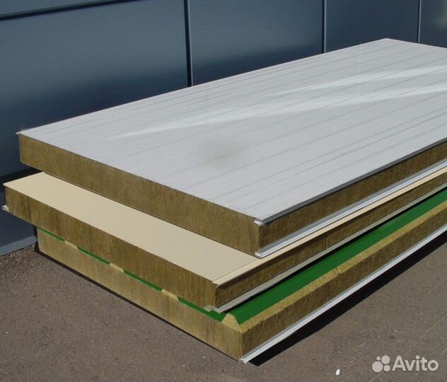 Трехслойная сэндвич-панель