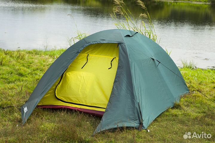 Туристическая, каркасная палатка Urex Ока-2 Серый