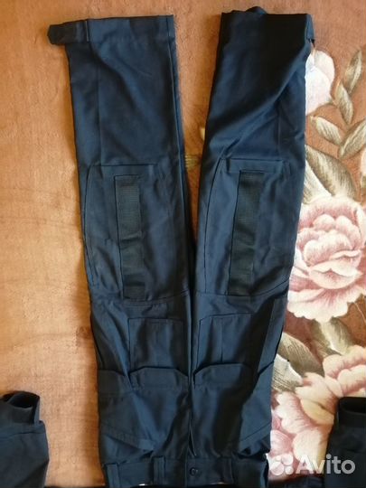 Чёрная форма, китель и брюки, 48/4