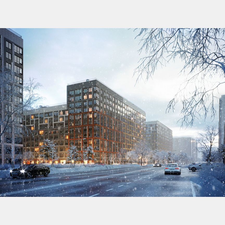 3-к. квартира, 76,9 м², 1/12 эт.