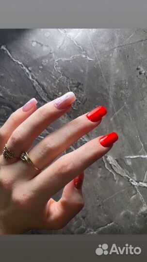 Маникююр, наращивание ногтей, гель лак