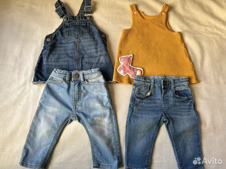 Одежда для девочки 68-74 пакетом