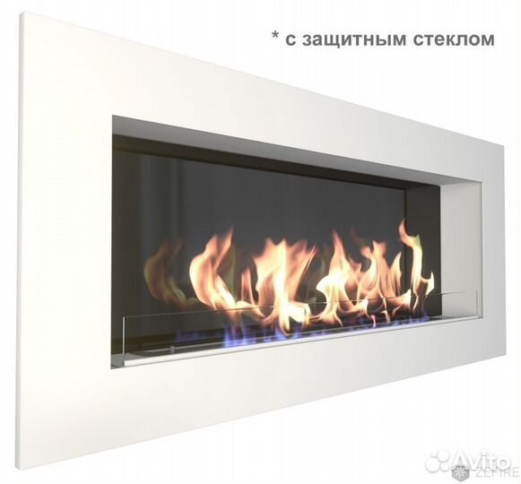 Биокамин elliot 1500 белый со стемалитом