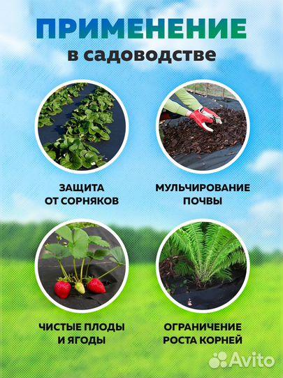 Спанбонд Мегарост 3,2х10 чёрный