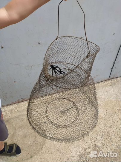 Садок рыболовный металлический
