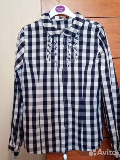 Одежда для школы синего оттенка