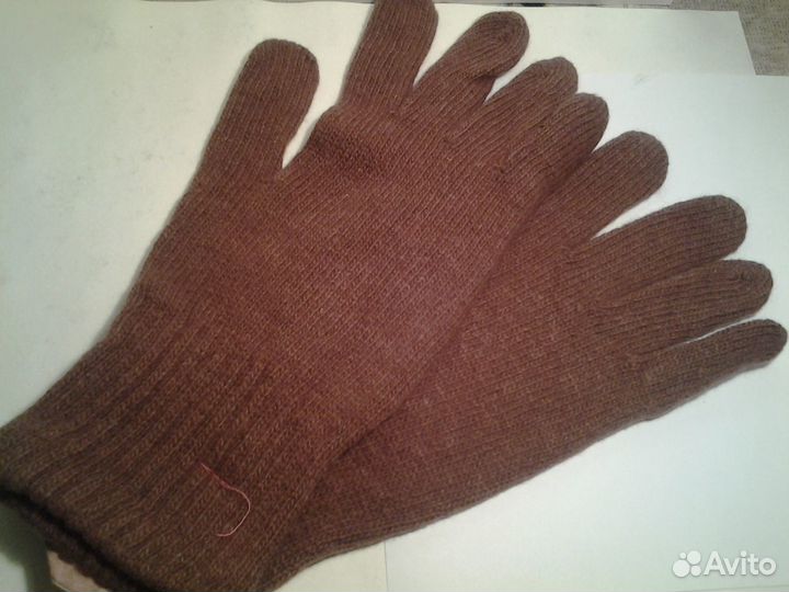 Перчатки трикотажные шерстяные форменные Советской