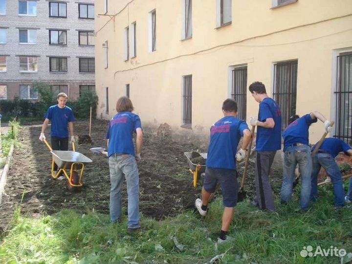 Разнорабочие грузчики