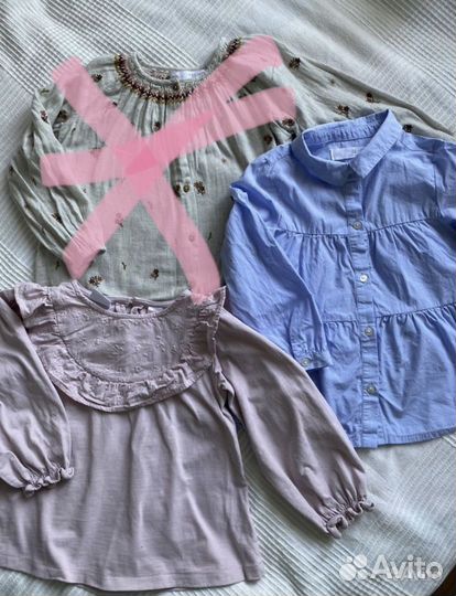 Блузы Zara (110 размер)
