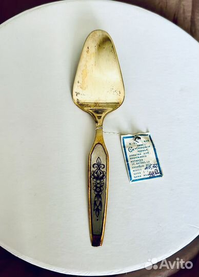 Лопатка для пирожных серебро