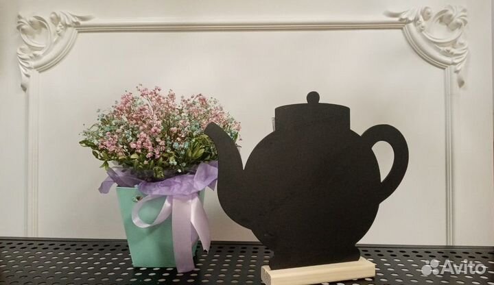 Меловой Тейбл-тент teapot 1