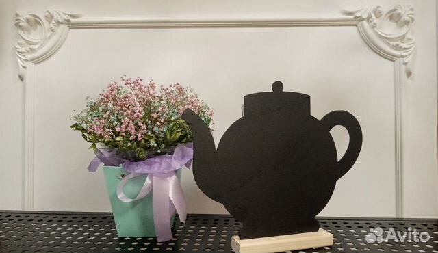 Меловой Тейбл-тент teapot 1