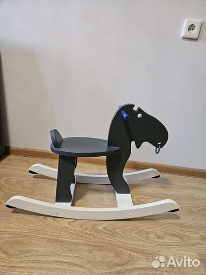 Деревянная каталка лошадка IKEA