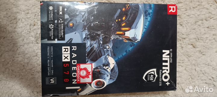 Amd Radeon sapphire nitro+ Rx 570 4gb