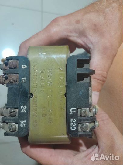 Трансформатор понижающий с 220 на 12, 24, 36