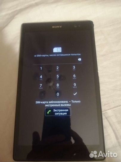 Планшет Sony xperia tablet Z3 compact LTE