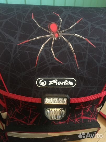 Школьный рюкзак/ранец и мешок для обуви с пауком