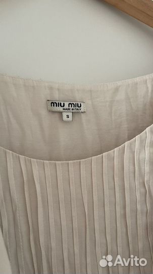 Платье miu miu