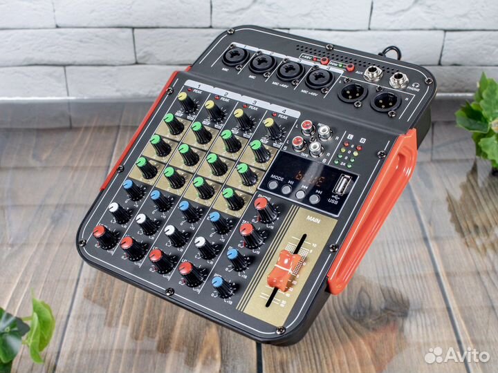 Микшерный пульт 4х/6х канальный