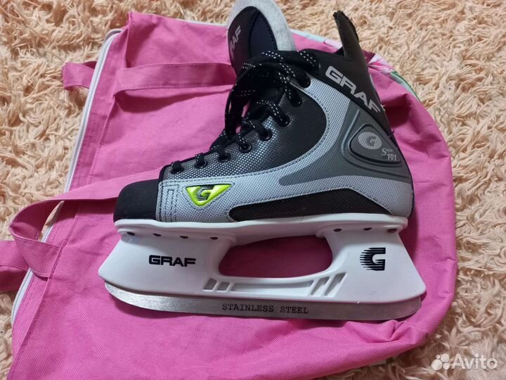 Коньки хоккейные graff 101