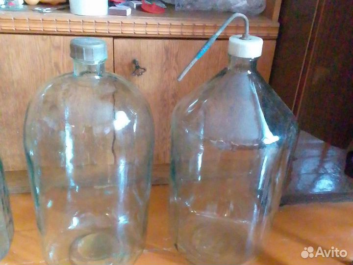 Бутыль стеклянная 20 литров и 10 литров