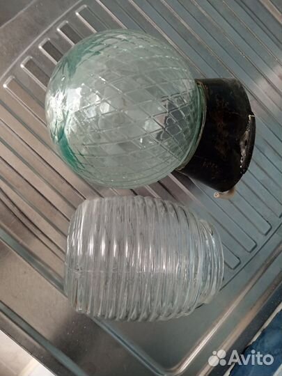 Плафон круглый стекло