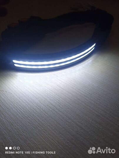 Фонарь налобный с датчиком движения