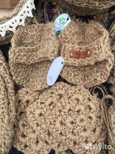 Изделия из эко материала джут, ручная работа