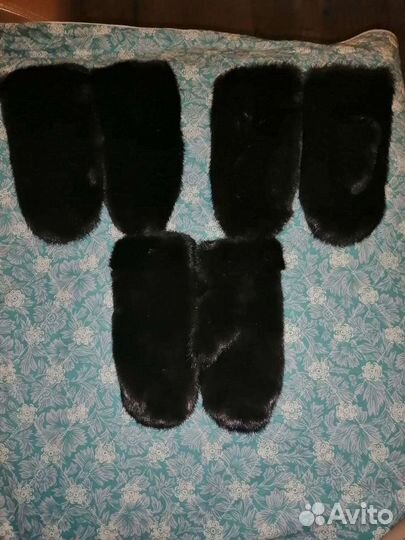 Норковые варежки
