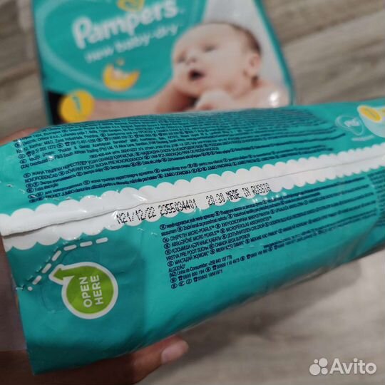 Подгузники pampers 1