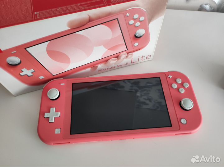 Nintendo switch lite прошитая 256гб