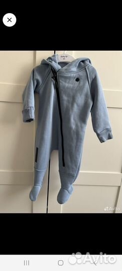 Комбинезон для мальчика утепленный 68
