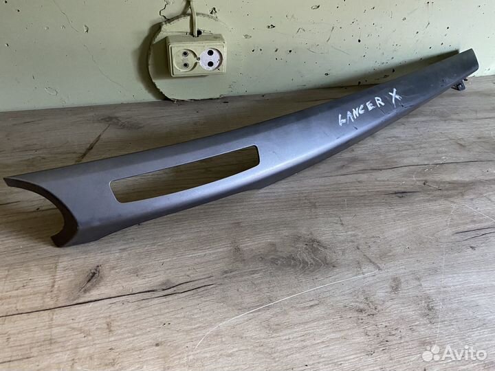 Накладка панели mitsubishi lancer 10