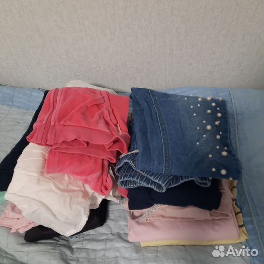 Вещи пакетом для девочки 140