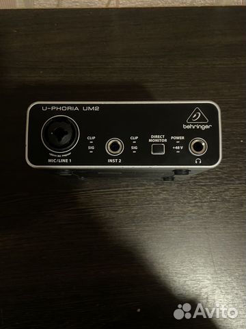 Внешняя звуковая карта behringer U-phoria UM2 купить в Сыктывкаре ...