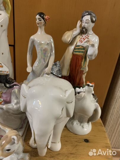 Статуэтка Сорока Слон Гуси Узбечка Кармен Олень