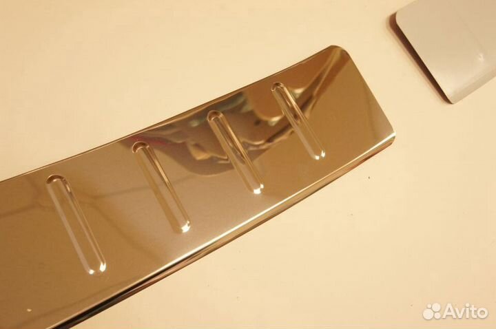 Накладка на бампер Рено Сандеро 2014-2017